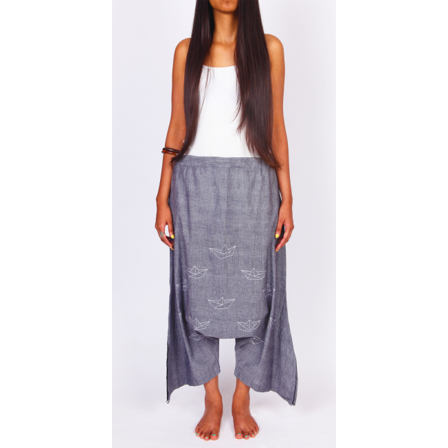 Floating Boat Pants by ROUKA