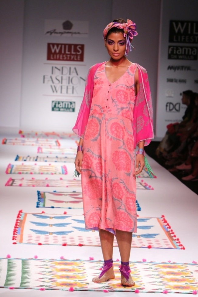 Anupamaa Dayal for Wills India Fashion Week Spring/Summer 2015