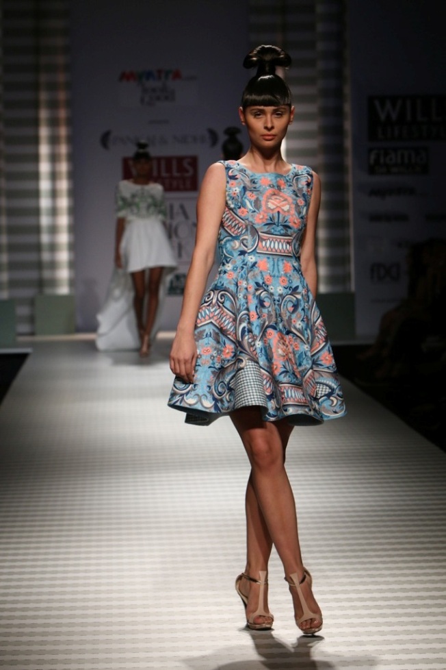 Pankaj and Nidhi for Wills India Fashion Week Spring/Summer 2015