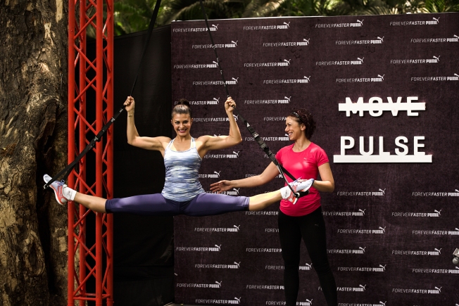 Puma Training Ambassador - Jacqueline Fernandez at the Launch of Puma's Dynamic Training Shoe for Women PULSE XT